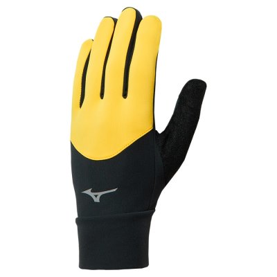 Guantes Mizuno Warmalite Mujer - Negros / Amarillos - Chile M184VMJRYI
